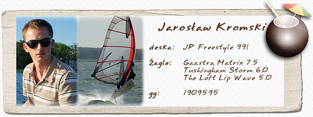 Jarosaw Kromski windsurfing